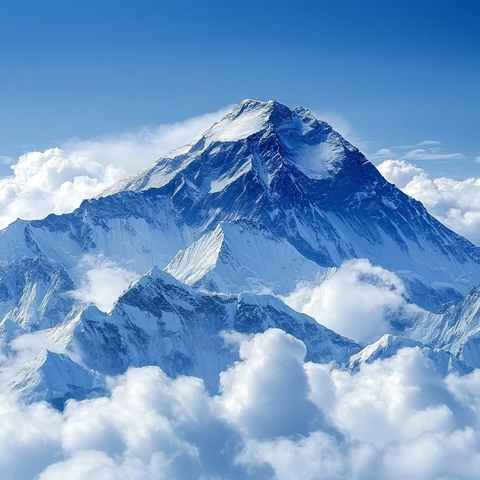 翱翔视角看珠峰