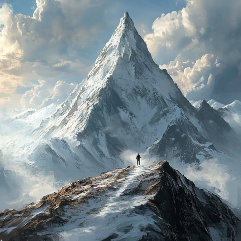 孤峰上的独行者