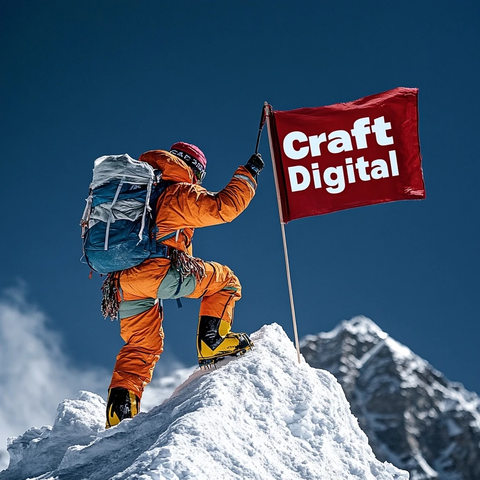 品牌登顶CraftDigital的旗帜