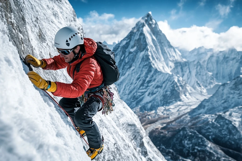 峭壁上的攀登者
