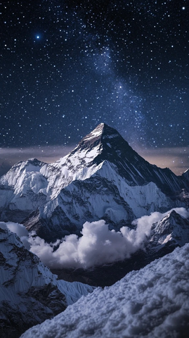 星空下的珠峰