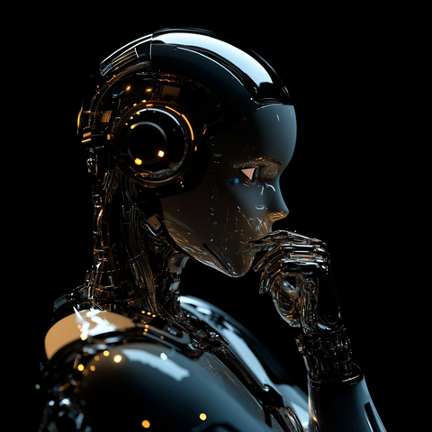 人工智能背景幻灯片模板