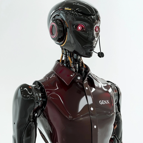 未来机器人客服中心员工