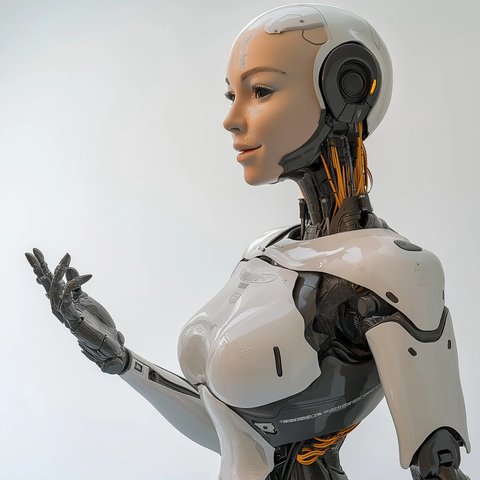 人形机器人友善表情与姿态