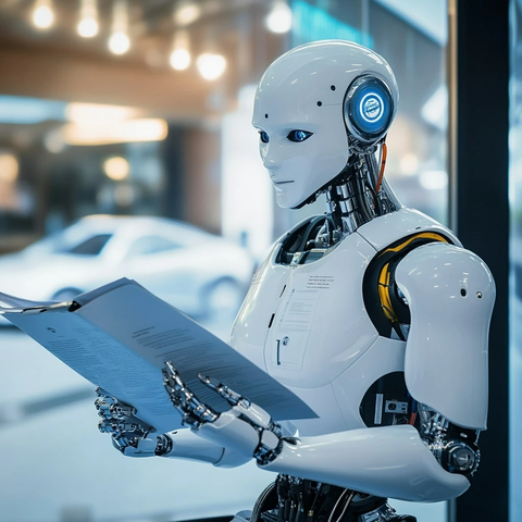 机器人阅读文档商务场景