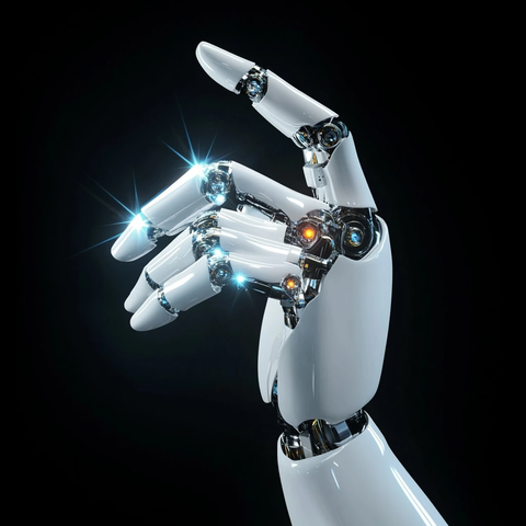 电子手闪光指尖