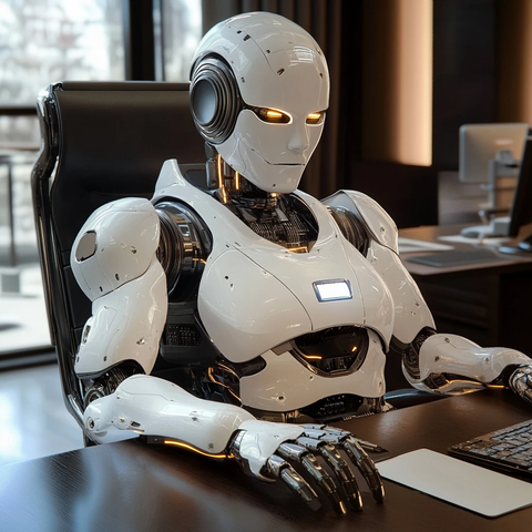 机器人企业家办公场景