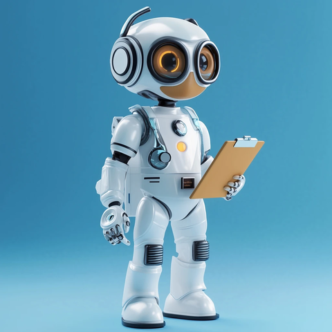 机器人健康助手手持