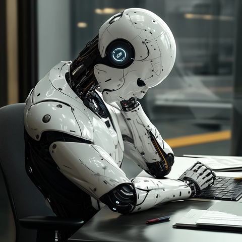 失业机器人告别办公室