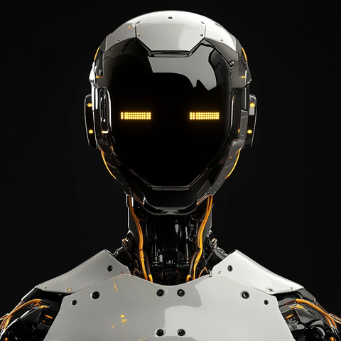 机器人方形液晶脸设计