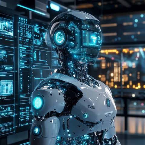 人形机器人监控安全中心