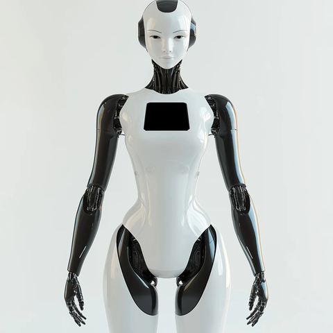 女性机器人立像设计