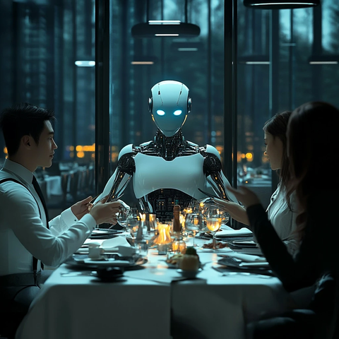 商务晚宴与科技融合