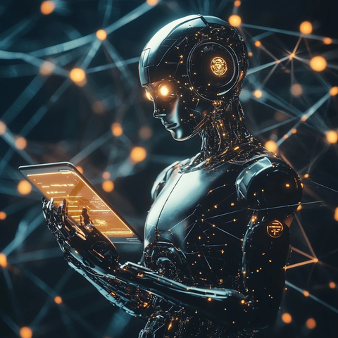 机器人手持发光平板显示数据