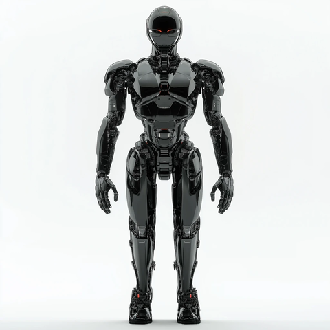 四臂金属机器人全貌