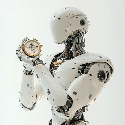 机器人手持大手表