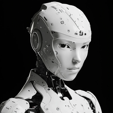 未来机器人正视镜头