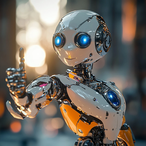 机器人友好握手