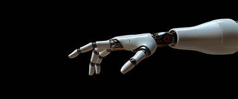 机械手臂触碰物体细节展示