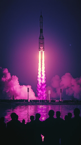 魔力火箭发射与神话生物观礼