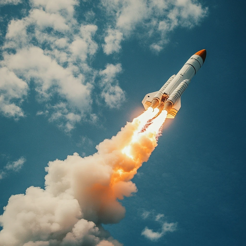 火箭升空产品发布