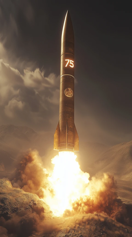 导弹发射与金宝石喷射