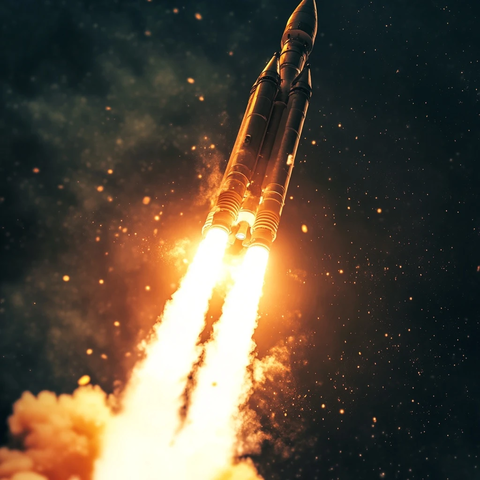 火箭发射瞬间