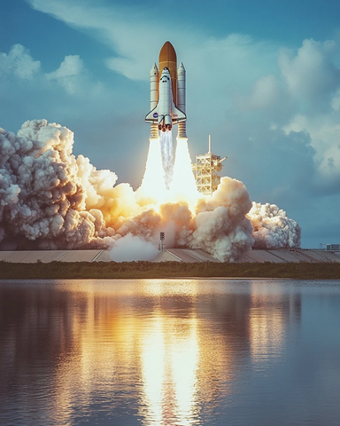 太空穿梭火焰尾迹