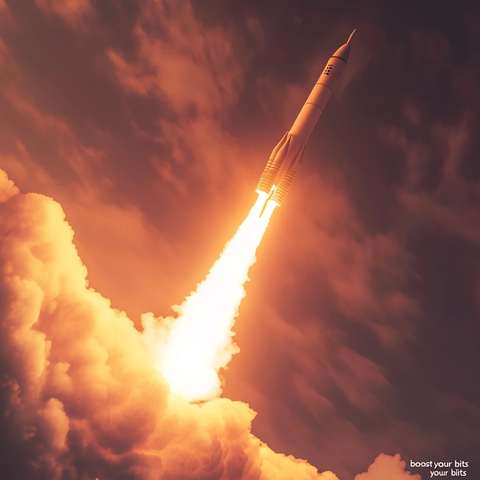 火箭即将升空能量满满