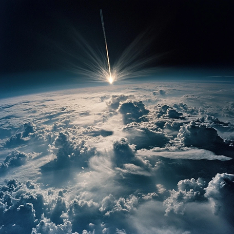 导弹大气层再入高温现象