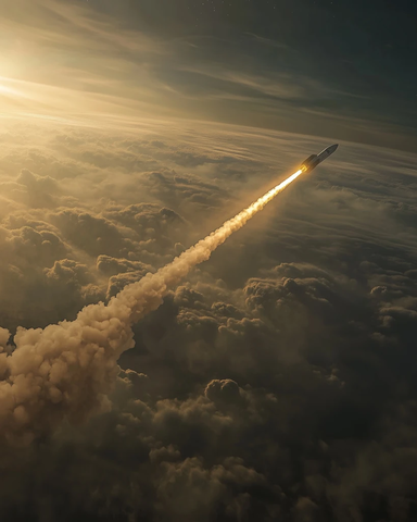 远太空船降落大气层