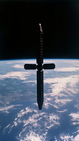 神秘黑骑士卫星照片