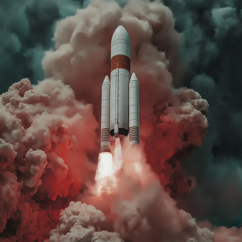 火箭推进太空气动雾化