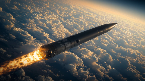 超音速导弹穿越平流层