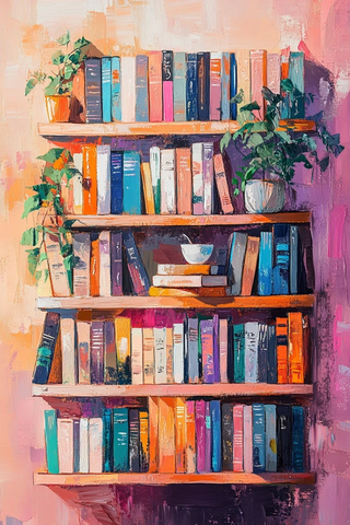 彩色书屋温馨角落