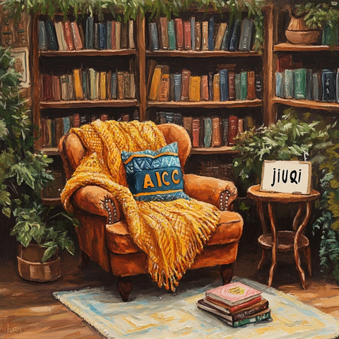 书香角落与舒适阅读椅