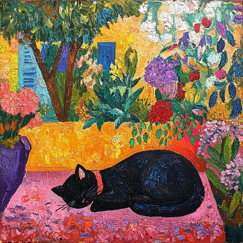 黑猫梦游秘密花园