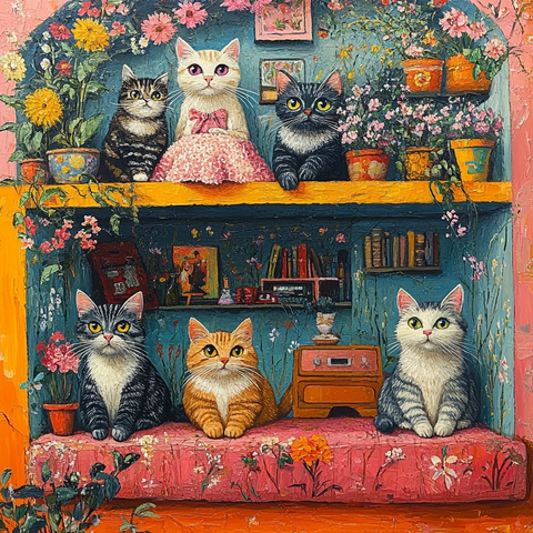 猫咪之家多层生活场景