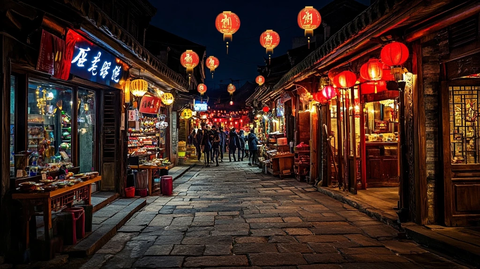 灯火古街