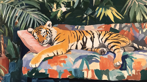 睡虎沙发热带植物