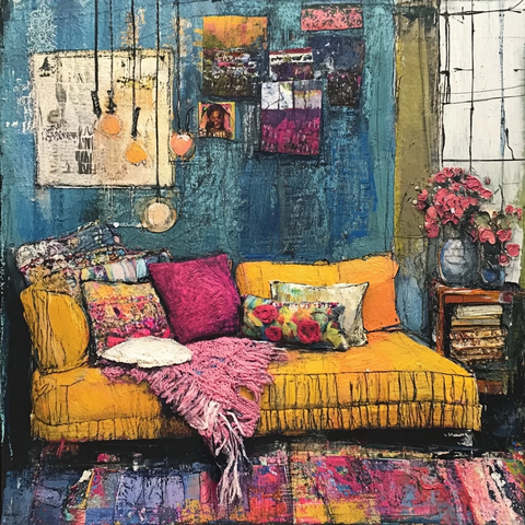 客厅编织手工项目