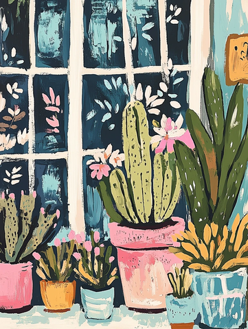 花园小径与玻璃温室