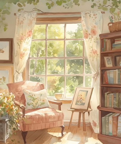 乡村客厅夏日午后