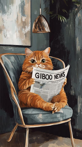 报纸猫咪天气预报