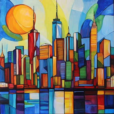 马耳他风格城市天际线