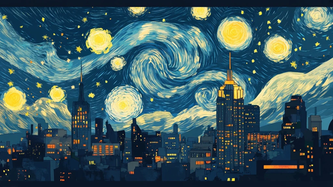 夜空星移动现代城市