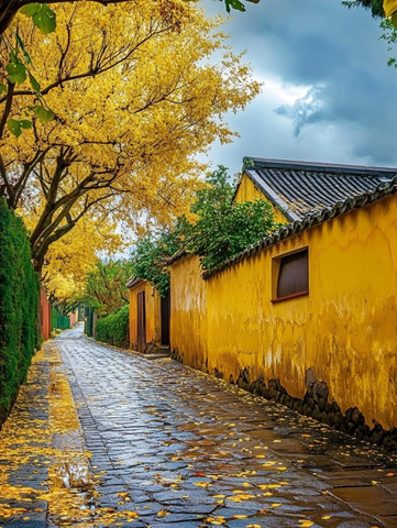 秋韵古巷