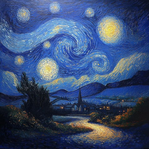 星夜点彩银河梦境