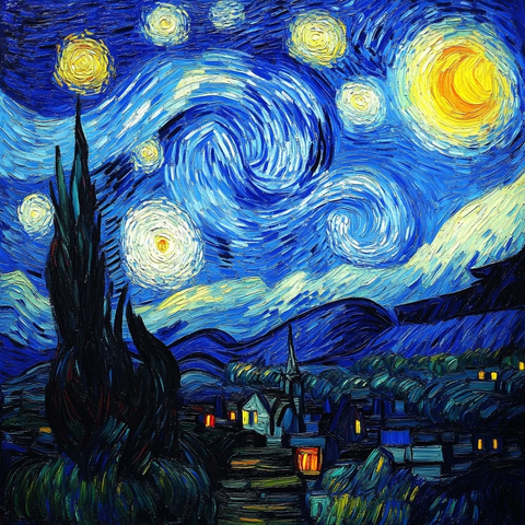 星夜背景无村景