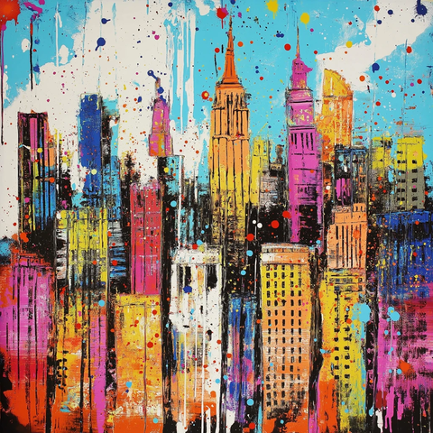 城市涂鸦街景艺术